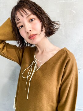 レニーバイエース(LANY by ACE) 【LANY 横浜】外ハネボブ×ダークブラウンアッシュ