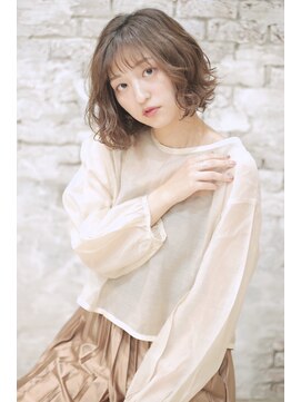 グッドネイバーズ 馬橋(GOOD NEIGHBORS mabashi) 色っぽくせ毛風カールフェミニンボブ