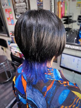 ミミック (mimic) wolf cut × blue　TRICKstyle！