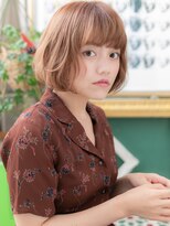 カバーヘア イヴ 戸頭店(COVER HAIR EVE)&nbsp;大人かわいいココアブラウン小顔前下がりボブa戸頭20代30代40代