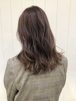 アイティー バイ アルバム 浦和店(IT by ALBUM) ベージュアッシュ_ココアブラウンフリンジウェーブ_ba276252