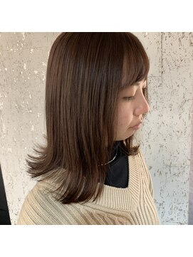 ロンド ルージュ 銀座店(Lond rouge) rouge  style切りっぱなし鎖骨ロブ