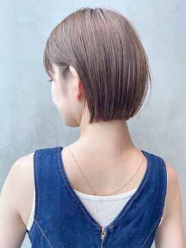 アイティーバイアルバム 下北沢店(IT by ALBUM) ナチュラルボブ_ショコラベージュボブルフベビーバング_ba351091