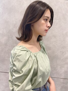 シア 表参道(SHEA.) 【高遠 翔馬】韓国くびれヘア/オリーブグレージュ/アースカラー
