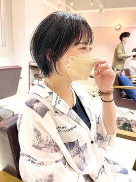 ラミエ バイ メルト 吉祥寺(lamie by melt) *滝田*ショートカット前髪顔まわりボブレイヤー20代30代40代