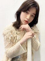 〇くびれミディ 韓国ヘア シースルーバング
