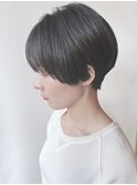 【morio原宿】マッシュショート 前髪あり 黒髪ショート