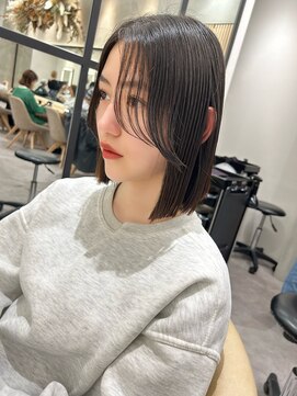 グロー 大宮(GLROW) 顔周りカット センターパート 前髪 haruhi【大宮】