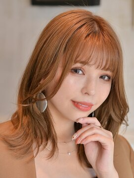 ロアー ヘアー マチルダ 千葉店(RAWR hair MATILDA) 【RAWR】大人可愛い_薄めバング_小顔モテ髪
