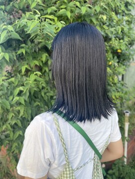 ポイントファイブバイソレイユ 藤沢店(.5 by SOLEIL) 【ブルーブラック】【透明感カラー】