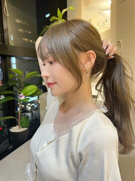 ジーナ 渋谷神南(Zina) Shion "顔まわりカット"小顔に見える顔まわり