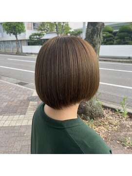 ボアップ(boappu) #オリーブカラー#艶カラー#髪質改善トリートメント