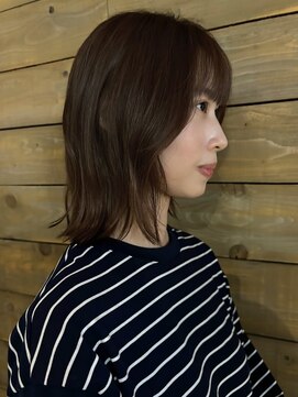 メイカ(MEIKA) 【 切りっぱなし × ミディアム 】浅野美紀