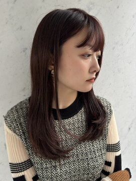 メイカ(MEIKA) ”重ためレイヤー×レッドブラウン” なかもと はな