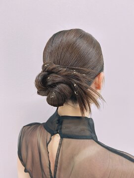 プルクラ ロッポンギ(Pulchra ROPPONGI) カチモリ/韓国ヘア/金箔/アップ/ツヤ/韓国風/外国人風/結婚式