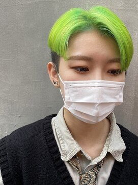 テーラヘアー 稲毛店(TELA HAIR) 蛍光☆刈り上げショート