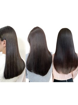 最高級のストレートアイロン導入！ナチュラルなのにしっかり伸びるから、毎朝のセットも楽になります♪