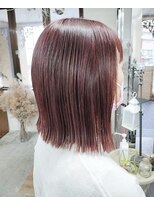 ヘアーグロウニコ(hair grow nico...) ピンクカラー☆ボブ