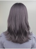 【髪質改善】ラベンダーシルバー×くびれミディ