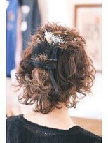 ジーン カットクラブ レディース(GENE CUTCLUB Lady's)&nbsp;リボンハーフアップアレンジ