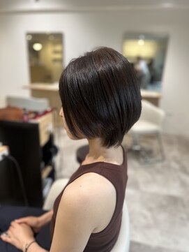 ソイクフ 四条大宮店(SOY-KUFU) レディース20代30代40代◎似合わせカットストレートショートボブ