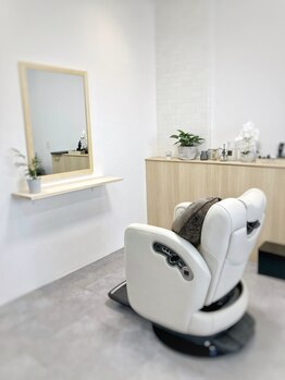 ヘアーココット(hair cocotto)の写真/《北34条駅から徒歩3分》1席のみの完全プライベート空間/オーガニック系商材を使用したダメージレス施術♪