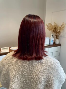 ハイレート ウニクス川越店(Hairate) 【Hairate本川越】深みのある大人カラーワインレッド