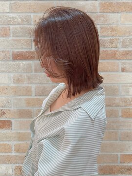 大人キレイ小顔◎切りっぱなしボブ