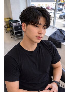 韓国風ナチュラルセンターパート