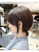 【岩田莉奈】40代50代の似合わせカットで若見えショートボブ新宿