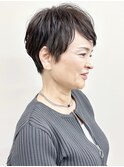 ＊くびれショートマッシュベリーショート上品大人ショートカット