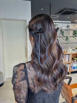 ルチア ヘア ステラ 京都店(Lucia hair stella) ハーフツイン/ヘアセット/ヘアアレンジ/京都/河原町