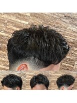 アールドボーテ 理容室(R de Beaute)&nbsp;銀座 七三分け テーパーフェード