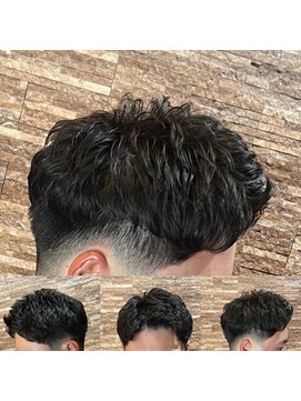 アールドボーテ 理容室(R de Beaute) 銀座 七三分け テーパーフェード