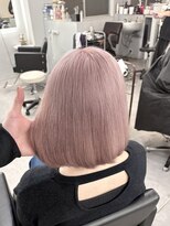 シェイロ(Cielro)&nbsp;内巻きボブ×ミルクティーピンク【Kentaro】