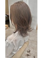 エクラバイケンジ(ECLAT byKENJE)&nbsp;伸ばしかけミディアムレレイヤー