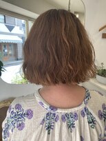 アミュレ ヘア サロン(Amule hair salon)&nbsp;ふんわりボブのウェーブパーマスタイル2026スタイリングが簡単
