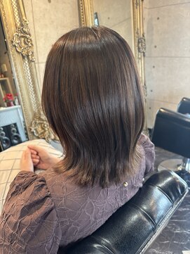 ノイズヘアー(NOISEHAIR) ロブ×ブラウンベージュ