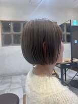 ラボヌールヘアーグレース 門前仲町店(La Bonheur hair grace)&nbsp;ミニボブ/グレージュカラー