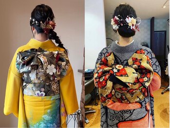 美容室ビバの写真/≪≪着付け師がいる美容室≫≫振袖から袴まで、特別な一日の着付けならビバにお任せください。