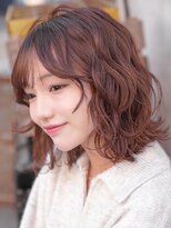 カライング(ing) 大人可愛い顔周りレイヤーボブウルフカットミディアム◎20代30代