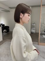 シェノン 夙川(CHAINON) ミルクブラウン/レイヤー/ボブ/顔周り/髪質改善酸性縮毛矯正