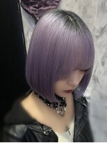 エル オオサカ 心斎橋店(L. OSAKA)&nbsp;ダークパープル/ダブルカラー/ブリーチ/ハイトーン/パープル