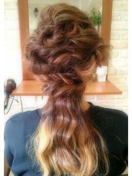 ノーブル ヘア ガーデン(Noble hair garden) 【ノーブル】ツーサード アレンジ