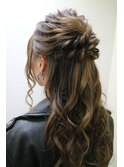 ハーフアップ（ヘアセット）