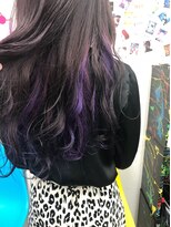 ノラ シンディ(NORA CYNDY)&nbsp;派手バイオレットインナーカラー☆