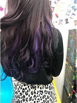 ノラ シンディ(NORA CYNDY) 派手バイオレットインナーカラー☆