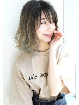 ロゼ 甲子園口(Rose) 【Rose/甲子園口】グラデーションカラー/３Dカラー/ボブ★