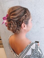 ヘアーサロン デライト(DELIGHT)&nbsp;編み込みアレンジ