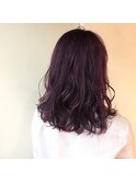 ACE ラベンダーピンク×ゆるふわパーマ横浜